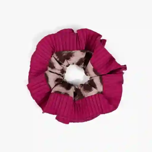 Collet Vuelos Plisados Fucsia