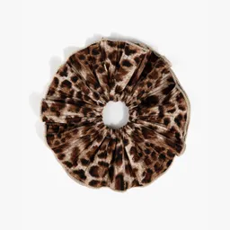 Collet Plisado Animal Print Café
