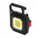 Tecmaster Linterna Mini Light Outdoor, Recargable Tipo-c + Imán + Trípode, Color Negro