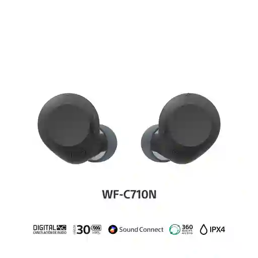 Audífonos Inalámbricos Con Noise Cancelling Wf-c710n/b