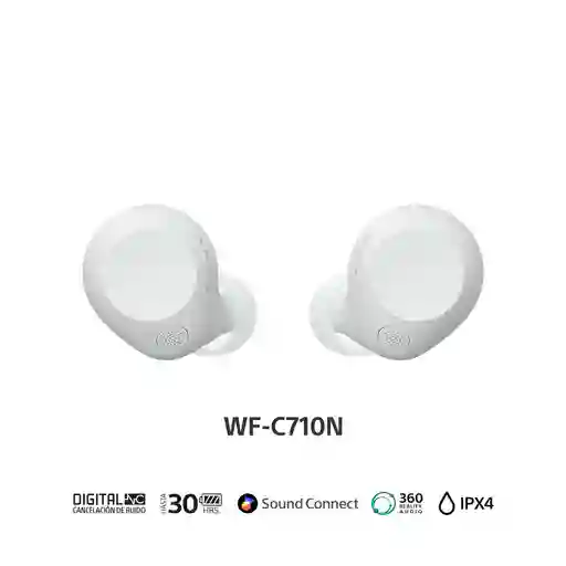 Audífonos Inalámbricos Con Noise Cancelling Wf-c710n/w