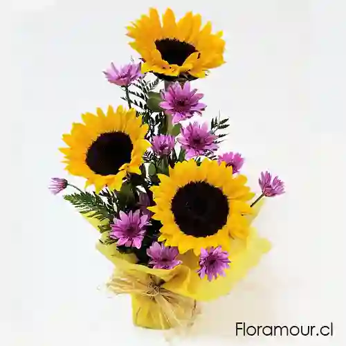 Tres Soles - Arreglo De Girasoles