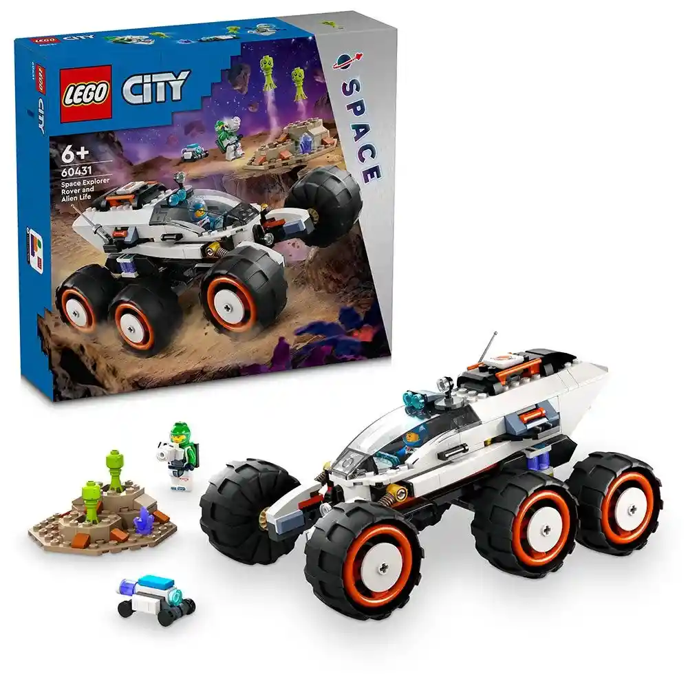 Lego City - Róver Explorador Espacial Y Vida Extraterrestre (60431)
