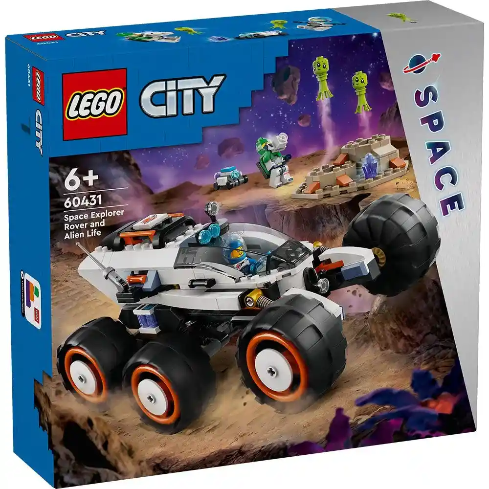 Lego City - Róver Explorador Espacial Y Vida Extraterrestre (60431)