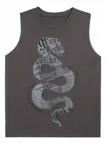 Poleras Reputation Album - Taylor Swift - Merch Oficial (reputation Snake Tank Top - S)