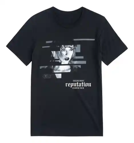 Poleras Reputation Album - Taylor Swift - Merch Oficial (reputation Split Photo Dateback T-shirt - S)