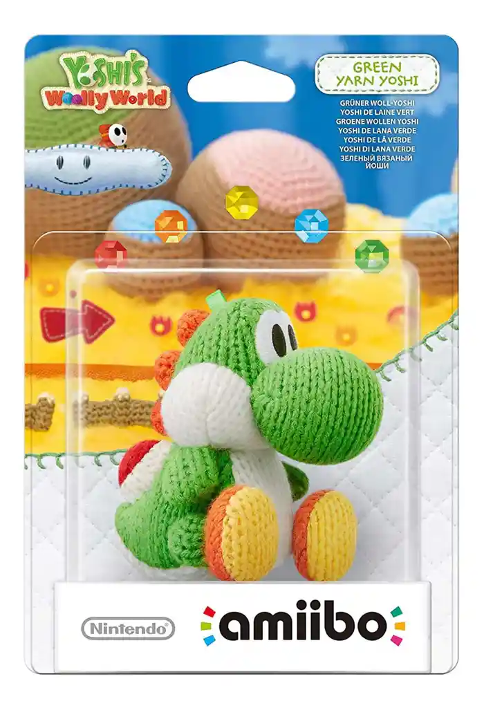 Figura Amiibo Yarn Yoshi - Yoshi's Wolly World Series (green)
