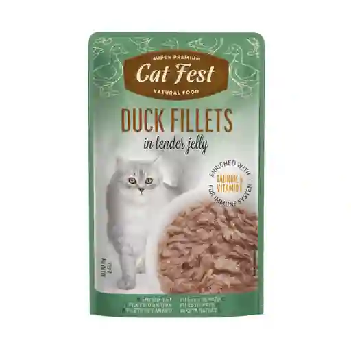 Cat Fest Filetes De Pato 70 Gr