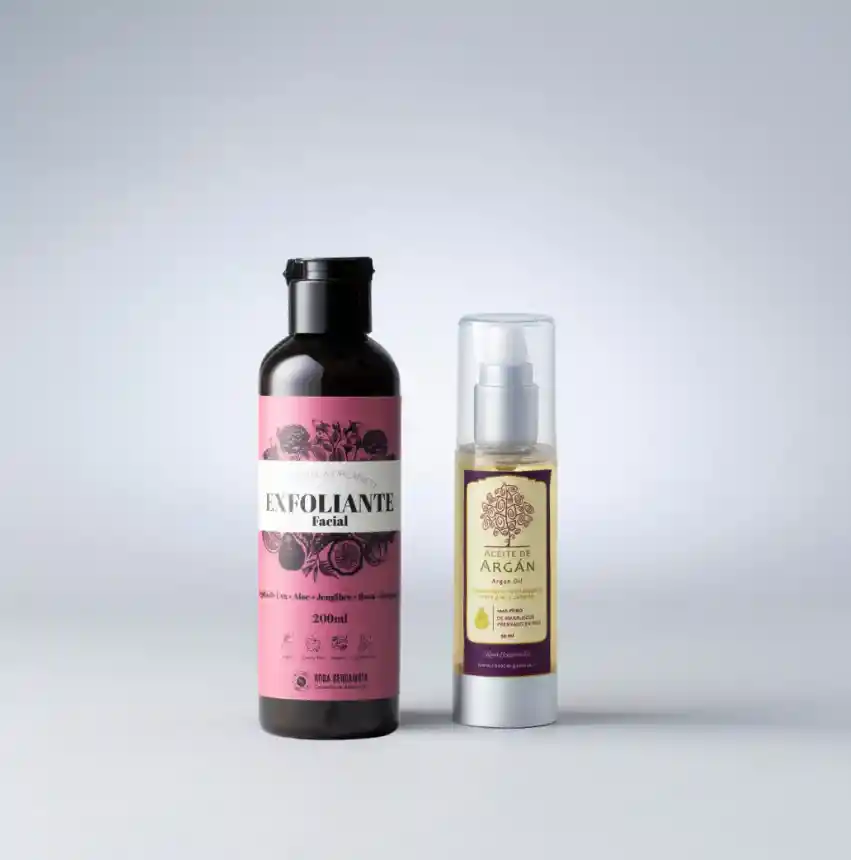 Pack Exfoliante Antiage + Aceite De Argán