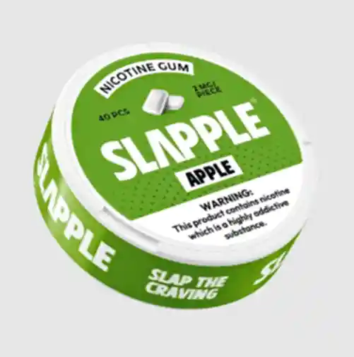 Chiclets De Nicotina Slapple•	apple