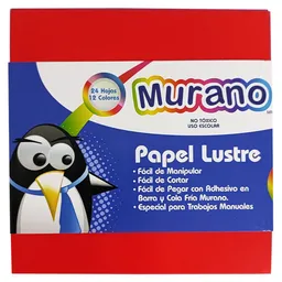 Papel Lustre Murano 10x10 Cms