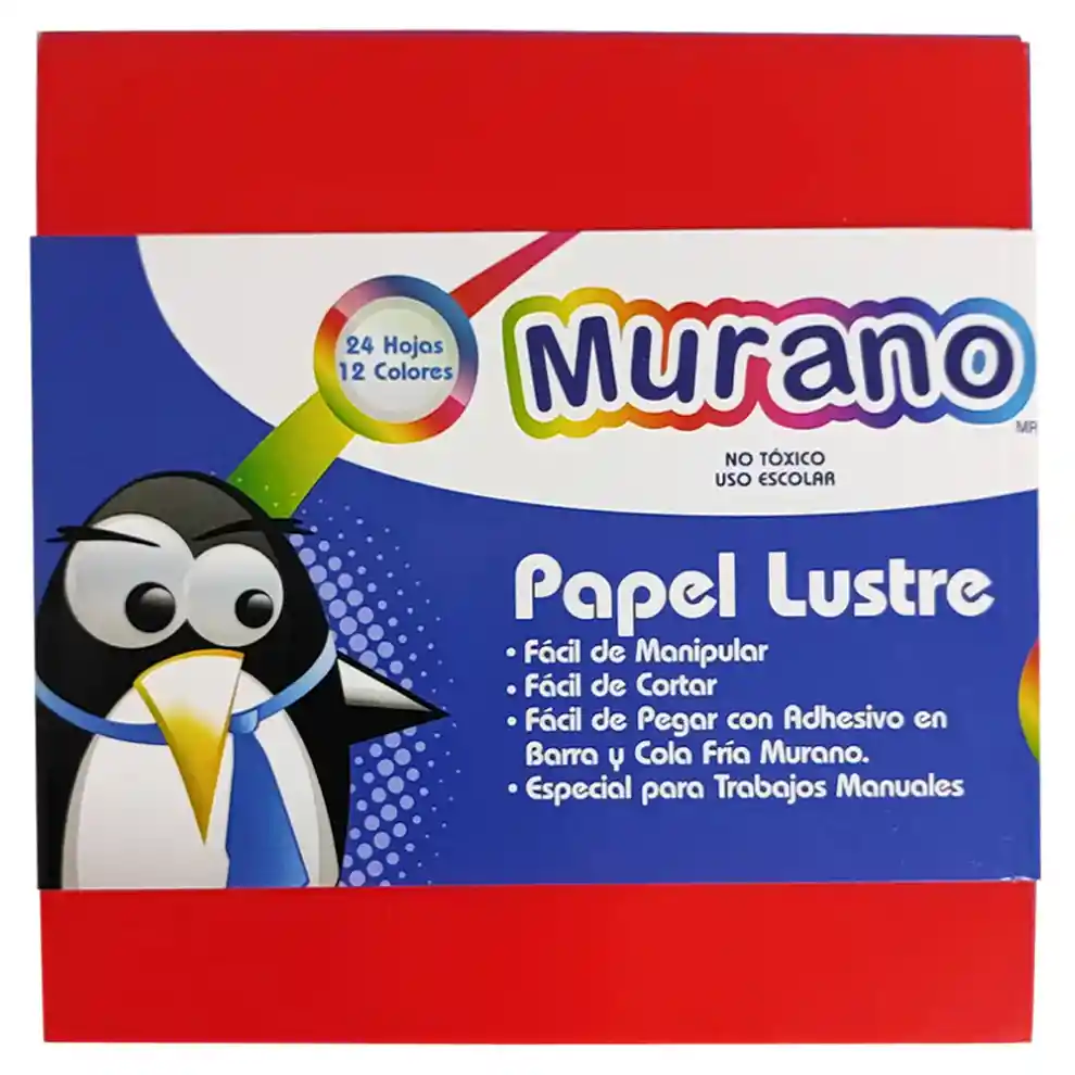 Papel Lustre Murano 10x10 Cms