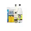 Promo Tropical Gin: Gin Santos + 2 Redbull Yellow + Tonica Zero + Hielo 1kg