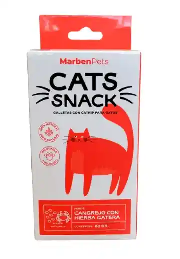 Cats Snack Cangrejo Con Hierba Gatera