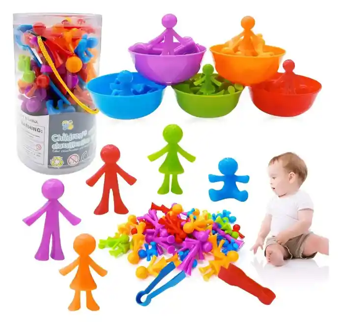 Juego Didáctico Niños Educativo Aprender Colores Montessori Varios