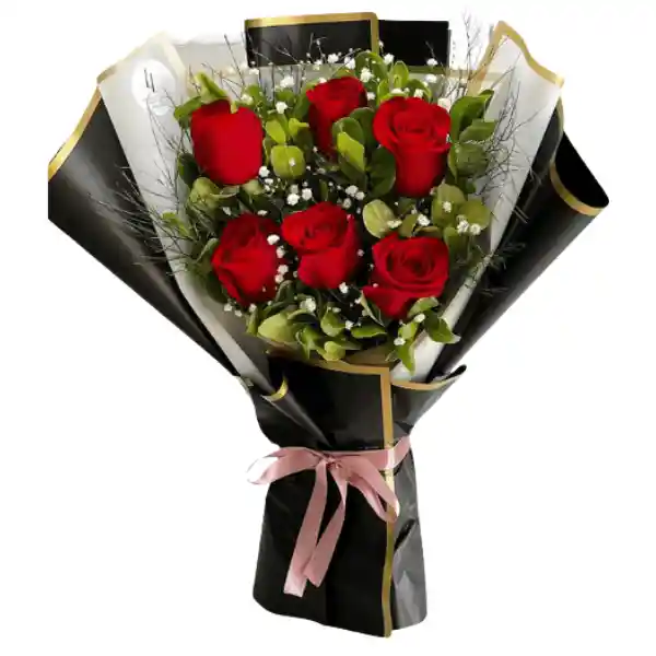 Ramo De 6 Rosas