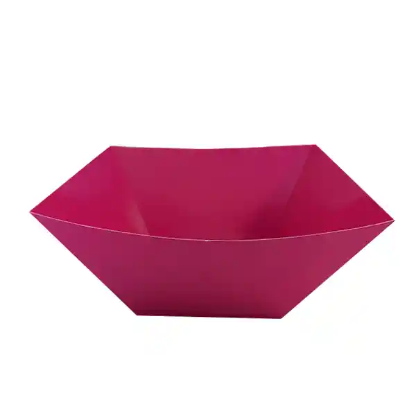 Bandeja Cuadrada Fucsia 2 Unidades