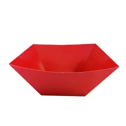 Bandeja Cuadrada Roja 2 Unidades