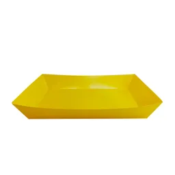 Bandeja Rectangular Amarilla 2 Unidades