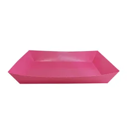 Bandeja Rectangular Rosada 2 Unidades