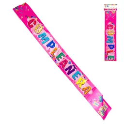 Banda Cumpleañera Fucsia