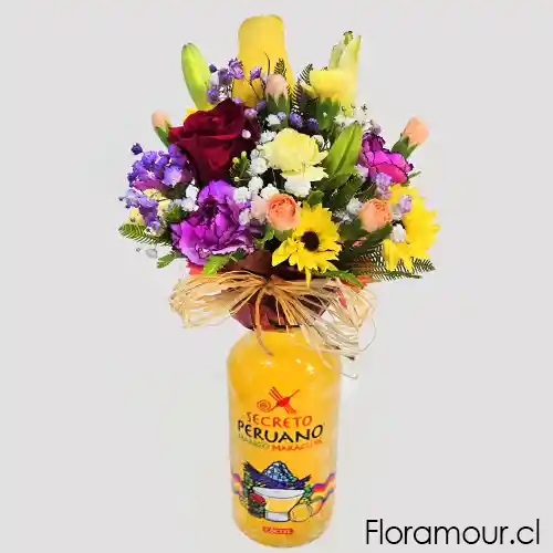 Secreto - Pisco Sour Con Flores