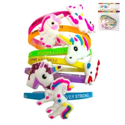 Chiche Pulsera Unicornio 6 Unidades