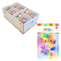 Chiche Goma Unicornios 4 Unidades