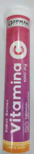 Vitamina C 1000 Mg Sabor Berries X 20