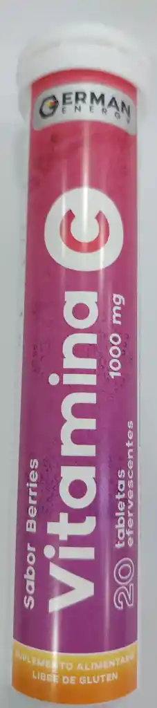 Vitamina C 1000 Mg Sabor Berries X 20