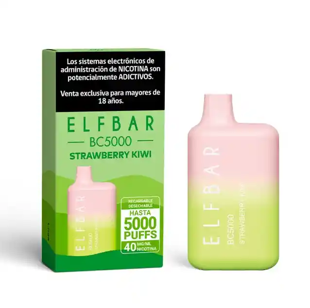 Vape Desechable Elfbar 5.000 Puffs - Strawberry Kiwi