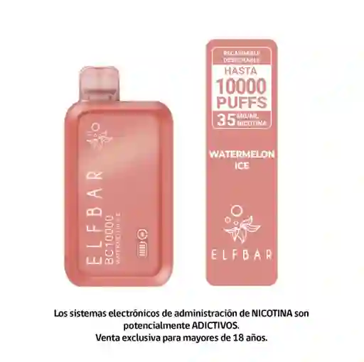Vape Desechable Elfbar 10.000 Puffs - Watermelon Ice