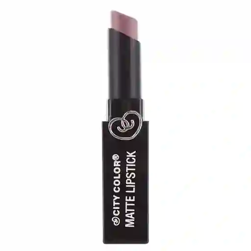 Labial Matte City Color Tono Almond 1
