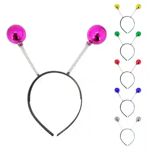 Cintillo Pelota Resorte 6 Unidades