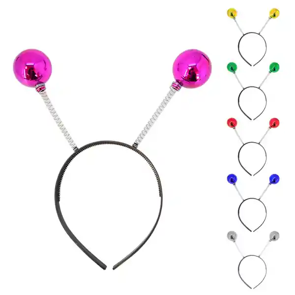 Cintillo Pelota Resorte 6 Unidades