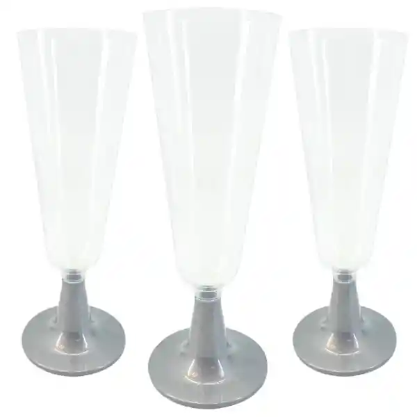 Copa P.color Flauta X 6 Plata