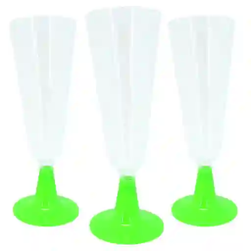 Copa P.color Flauta X 6 Lima