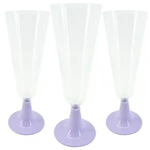 Copa P.color Flauta X 6 Lila