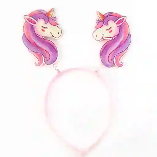 Cintillo Unicornio Doble Glitter