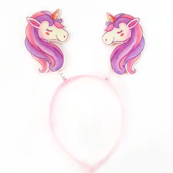 Cintillo Unicornio Doble Glitter