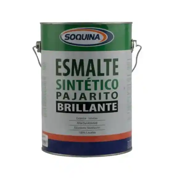 Esmalte Sintetico Blanco Brillante 1 Gl. Soquina
