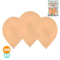 Globo 09 M.g. Pastel Naranjox 25