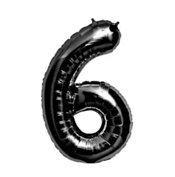 Globo Metalico 32 Negro N§6