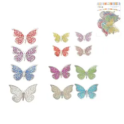 Deco Mariposas Mix Pastel 12 Unidades