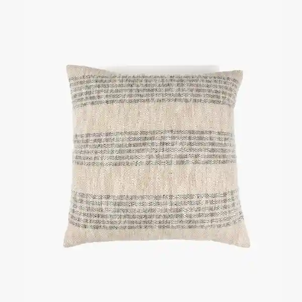 Cojín De Líneas Beige