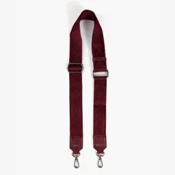 Correa Strap Cartera Burdeo