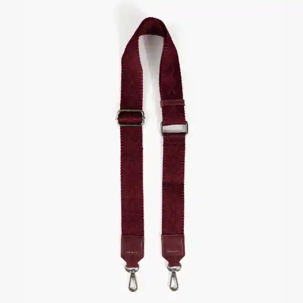 Correa Strap Cartera Burdeo