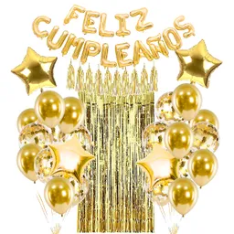 Globo Mylar Pack Dorado