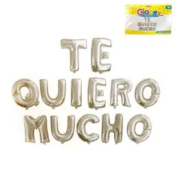 Globo Te Quiero Mucho Plata