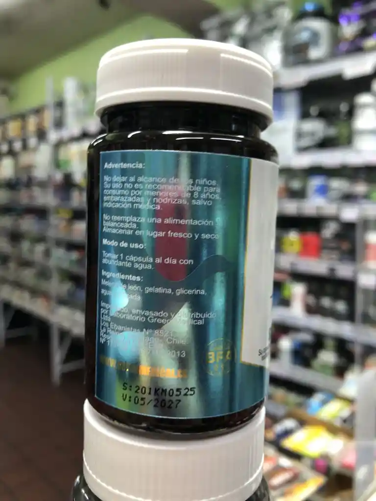 Melena De Leon 200mg 60 Caps Green Medical